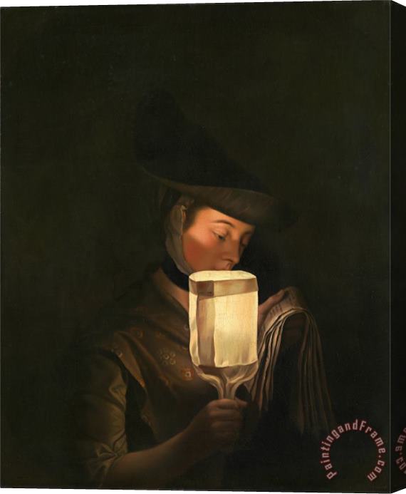 Henry Robert Morland The Ballad Singer Stretched Canvas Print / Canvas Art