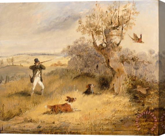 Henry Thomas Alken Pheasant Shooting Stretched Canvas Print / Canvas Art