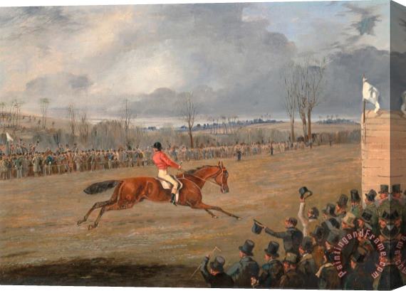 Henry Thomas Alken Scenes From a Seeplechase The Winner Stretched Canvas Painting / Canvas Art