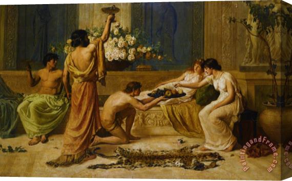 Henry Thomas Schafer The Banquet Stretched Canvas Print / Canvas Art