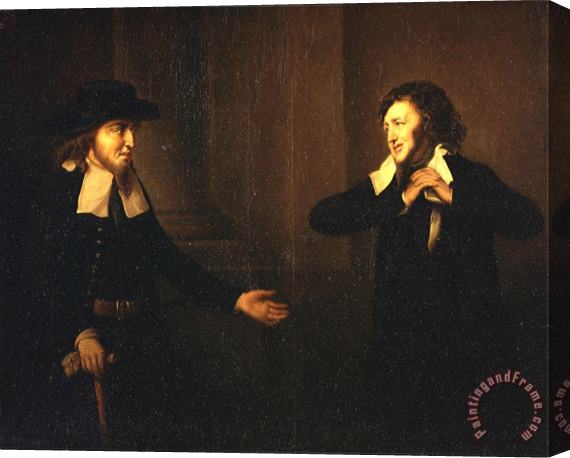 Herbert Stoppelaer Shylock And Tubal From The Merchant of Venice Stretched Canvas Painting / Canvas Art