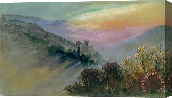 Hercules Brabazon Mountain Landscape Stretched Canvas Painting / Canvas Art