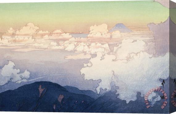 Hiroshi Yoshida Above The Clouds (un Hyo), From The Series Southern Japanese Alps (nihon Minami Arupusu Shu) Stretched Canvas Print / Canvas Art