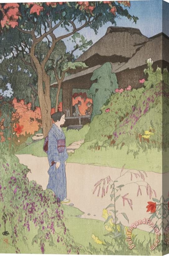 Hiroshi Yoshida Hundred Flower Garden Stretched Canvas Painting / Canvas Art