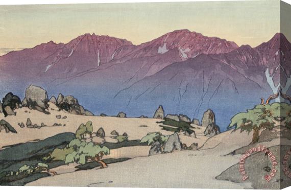 Hiroshi Yoshida Mano And Notori Mountains (manotake to Notoridake), From The Series Southern Japanese Alps (nihon Minami Arupusu Shu) Stretched Canvas Painting / Canvas Art