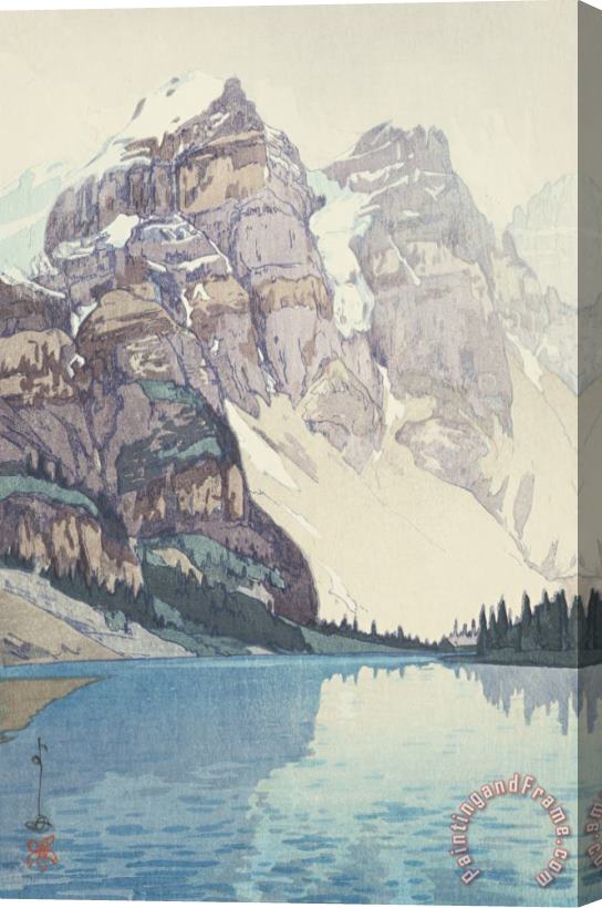 Hiroshi Yoshida Moraine Lake (moren), From The American Series Stretched Canvas Print / Canvas Art