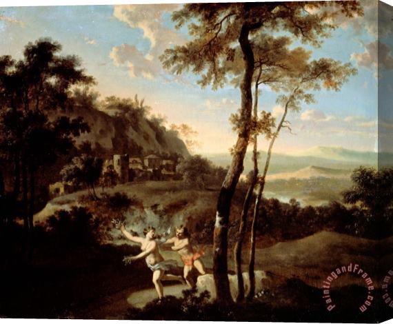 Hoet, Gerard Apollo And Daphne Stretched Canvas Print / Canvas Art