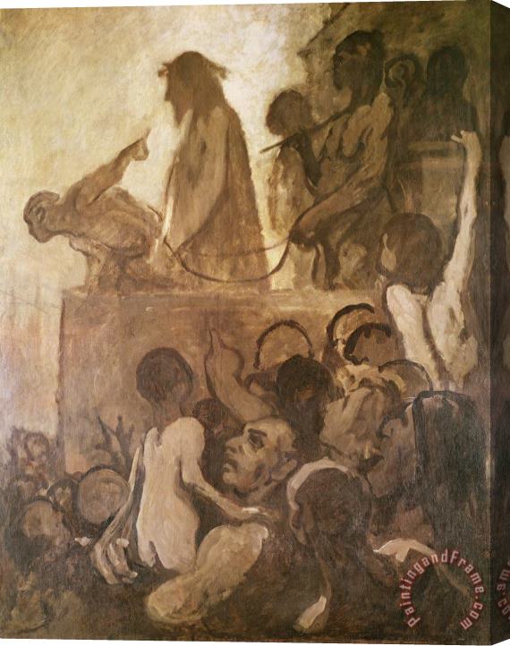 Honore Daumier Ecce Homo Stretched Canvas Painting / Canvas Art