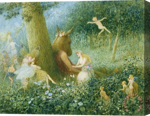HT Green A Midsummer Night's Dream Stretched Canvas Painting / Canvas Art