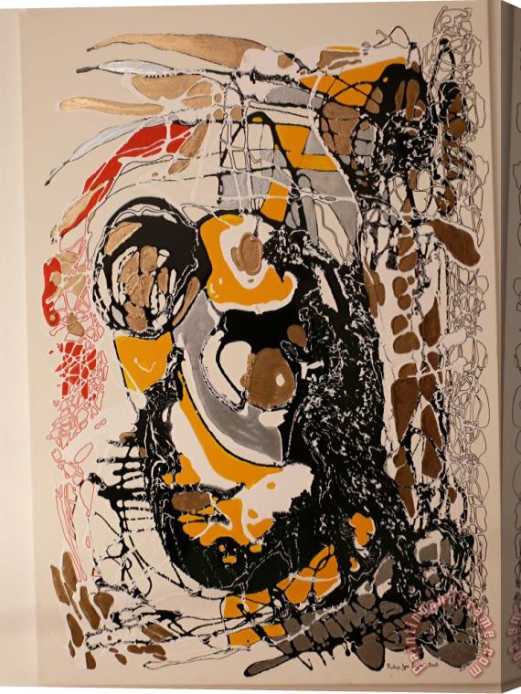 Igor Eugen Prokop Black Scorpion Dance Stretched Canvas Print / Canvas Art