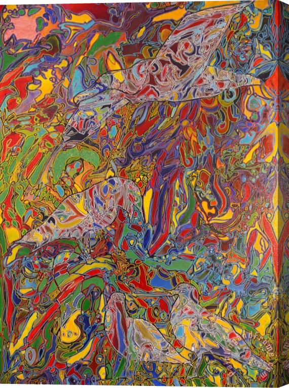 Igor Eugen Prokop Soulsea-gulls Stretched Canvas Print / Canvas Art
