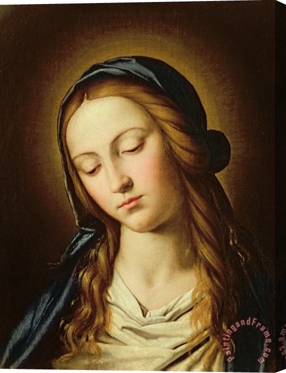 Il Sassoferrato Head of the Madonna Stretched Canvas Print / Canvas Art