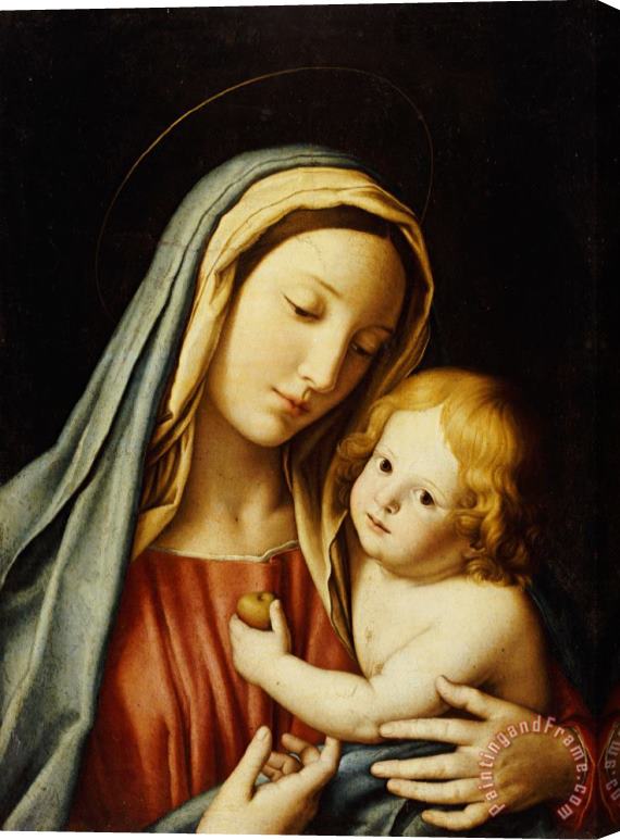 Il Sassoferrato The Madonna and Child Stretched Canvas Print / Canvas Art
