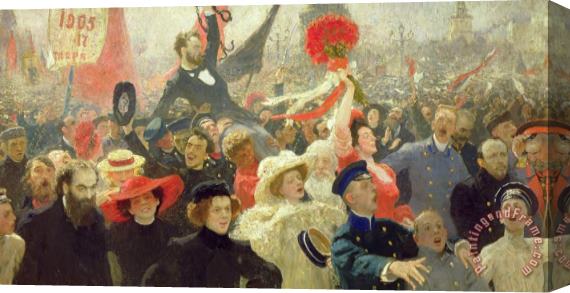 Ilya Efimovich Repin October 17th 1905 Stretched Canvas Painting / Canvas Art