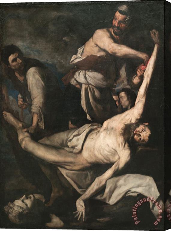 Italian Martyrdom of Saint Bartholomew Stretched Canvas Print / Canvas Art