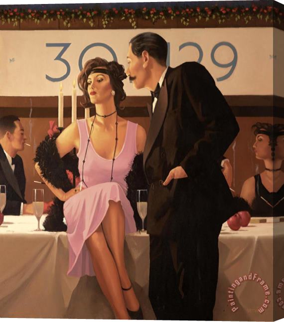 Jack Vettriano 301.129, 2010 Stretched Canvas Print / Canvas Art