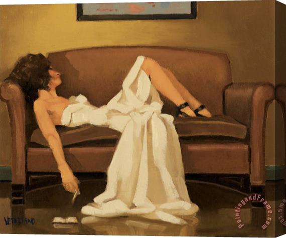 Jack Vettriano After The Thrill Is Gone, 1994 Stretched Canvas Print / Canvas Art