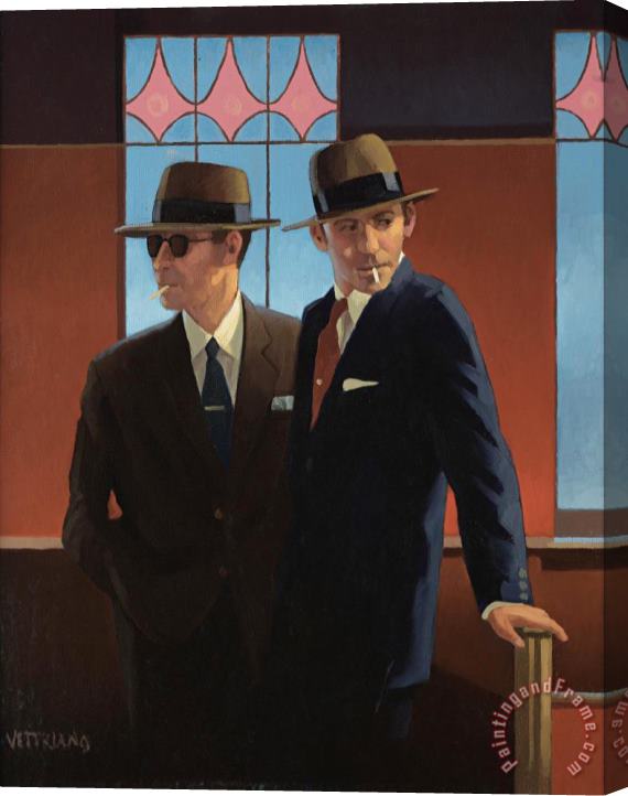 Jack Vettriano Boys Night Out, 1999 Stretched Canvas Painting / Canvas Art