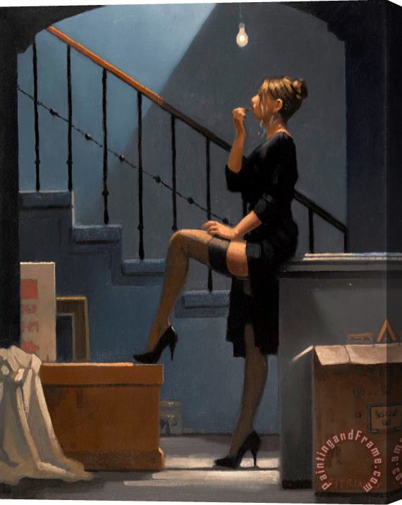 Jack Vettriano Dancer for Money Stretched Canvas Print / Canvas Art