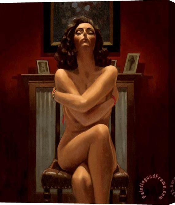 Jack Vettriano Just The Way It Is Stretched Canvas Print / Canvas Art