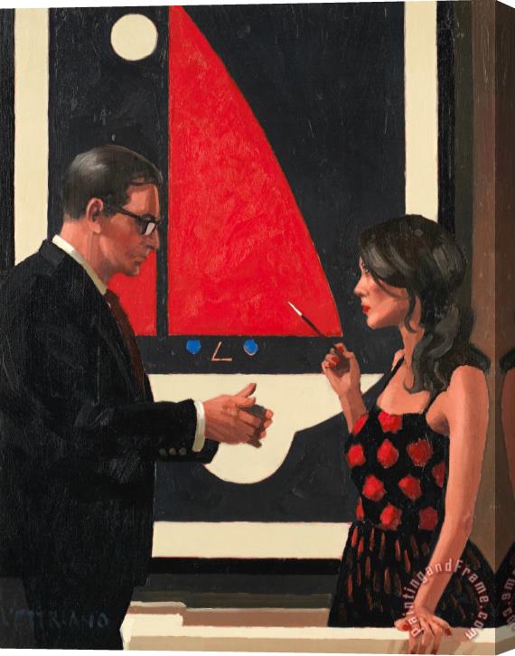 Jack Vettriano Lounge Lizards II, 2009 Stretched Canvas Painting / Canvas Art