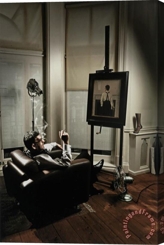 Jack Vettriano Macarini Triptych, 2009 Stretched Canvas Print / Canvas Art