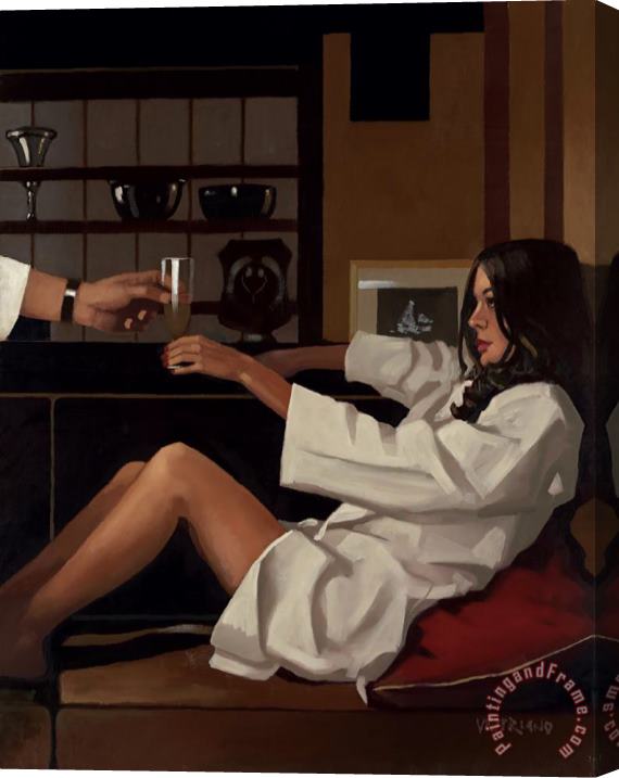 Jack Vettriano Man of Mystery, 2010 Stretched Canvas Print / Canvas Art