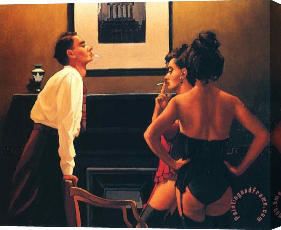 Jack Vettriano Master of Ceremonies Stretched Canvas Print / Canvas Art