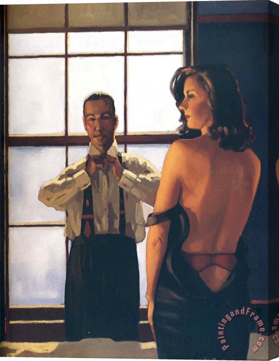 Jack Vettriano Not Identified 1 Stretched Canvas Print / Canvas Art