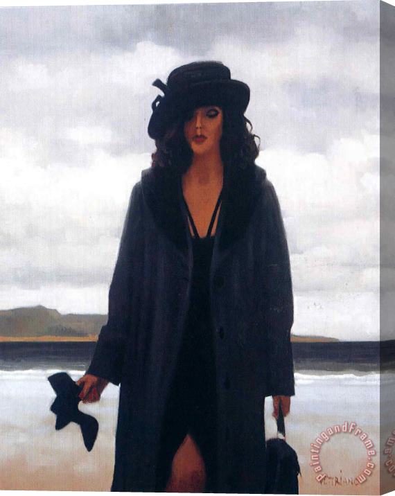 Jack Vettriano Still Dreaming Stretched Canvas Painting / Canvas Art