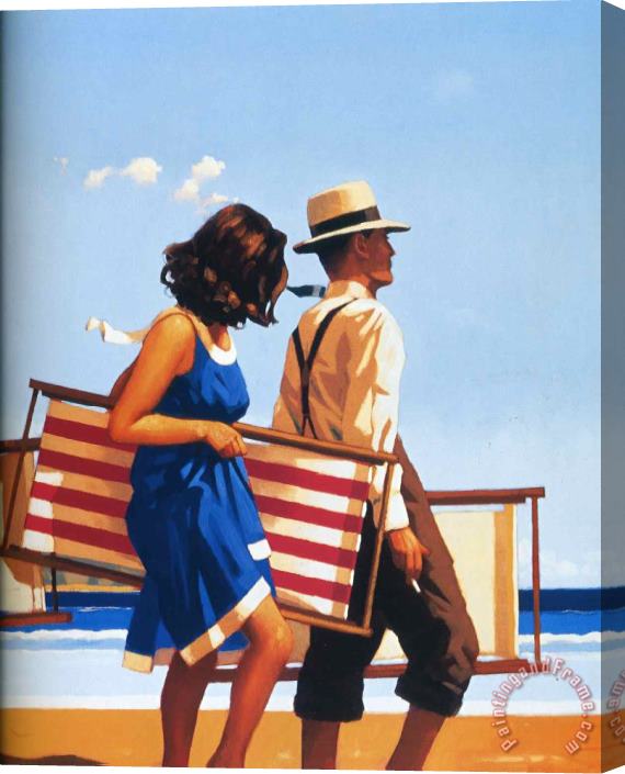 Jack Vettriano Sweet Bird of Youth Stretched Canvas Print / Canvas Art