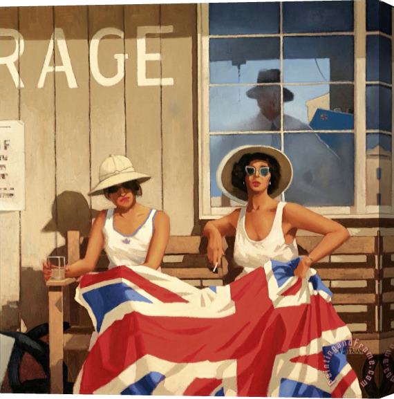 Jack Vettriano The British Are Coming, 2010 Stretched Canvas Print / Canvas Art