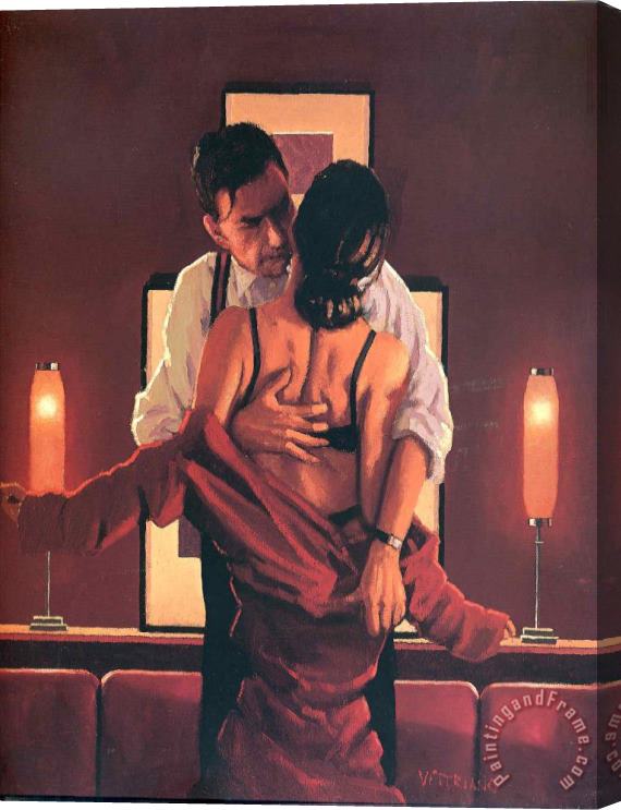 Jack Vettriano The Embrace of The Spider Stretched Canvas Painting / Canvas Art
