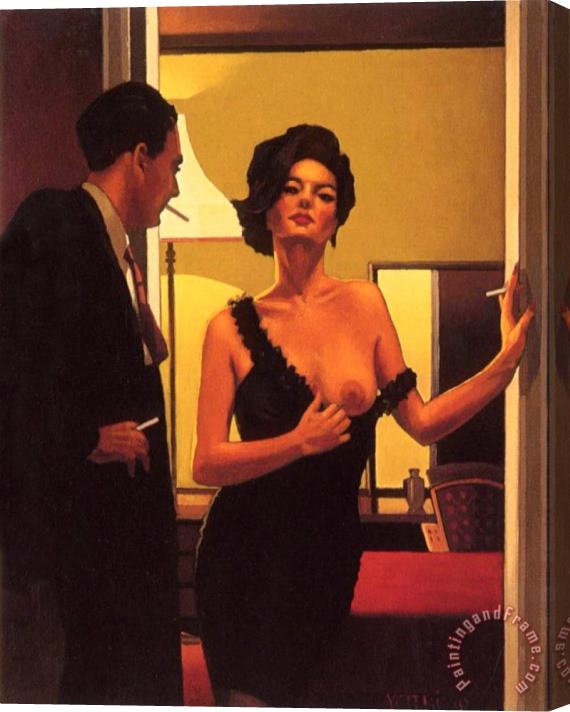 Jack Vettriano The Opening Gambit Stretched Canvas Painting / Canvas Art