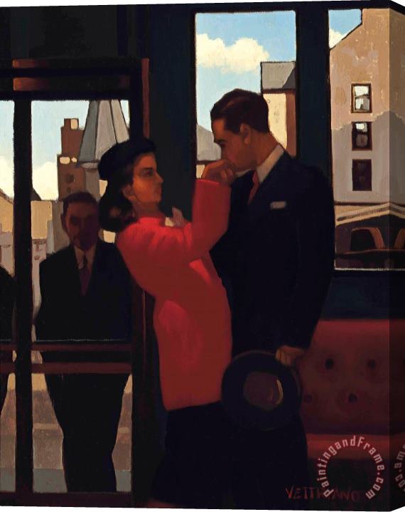 Jack Vettriano The Perfect Gent Stretched Canvas Painting / Canvas Art