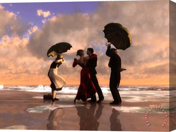 Jack Vettriano The Singing Butler Stretched Canvas Print / Canvas Art