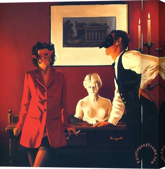Jack Vettriano The Sparrow And The Hawk Stretched Canvas Painting / Canvas Art