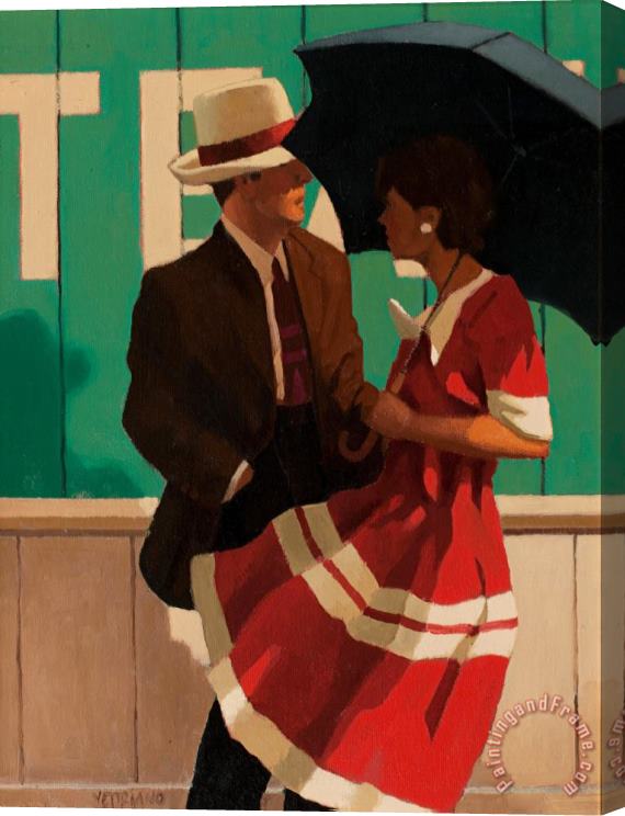 Jack Vettriano The Unorthodox Approach (study), 1996 Stretched Canvas Print / Canvas Art