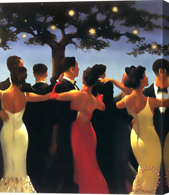 Jack Vettriano Walzers Stretched Canvas Painting / Canvas Art