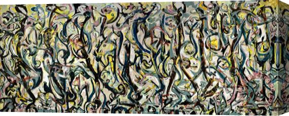 Jackson Pollock Mural, 1943 Stretched Canvas Painting / Canvas Art