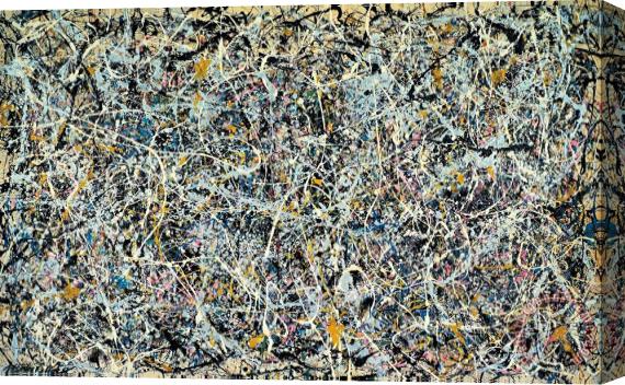 Jackson Pollock Number 1 Stretched Canvas Painting / Canvas Art