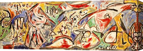 Jackson Pollock The Water Bull, 1946 Stretched Canvas Print / Canvas Art