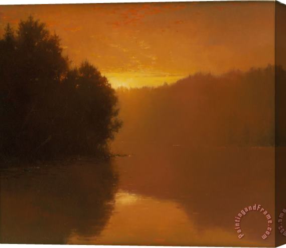 Jacob Collins Yaddo Lake Stretched Canvas Print / Canvas Art
