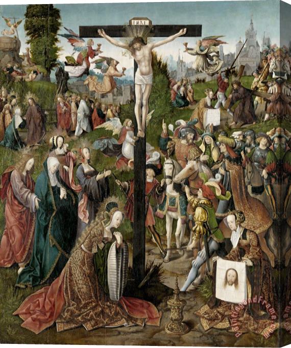 Jacob Cornelisz. van Oostsanen The Crucifixion Stretched Canvas Painting / Canvas Art
