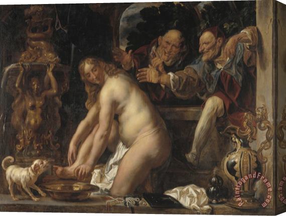 Jacob Jordaens The Elder Susanna And The Elders Stretched Canvas Painting / Canvas Art
