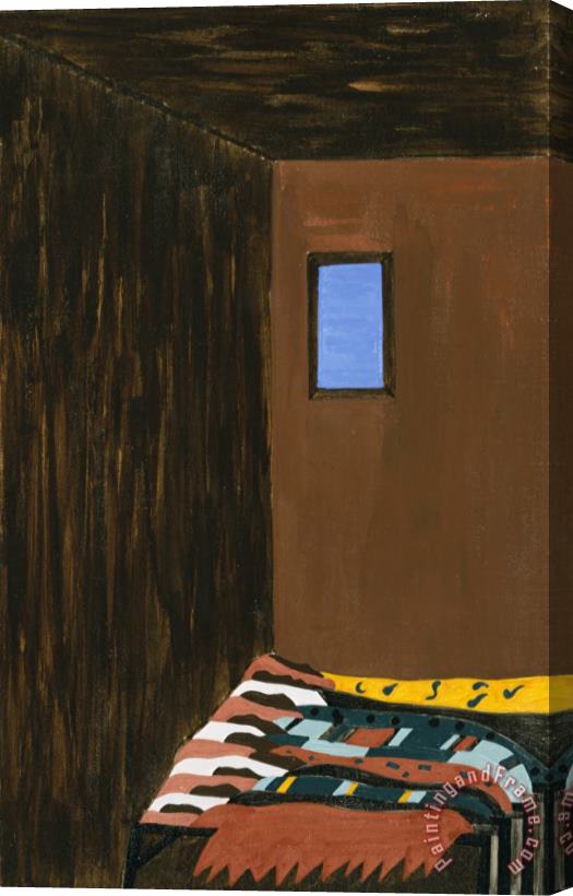 Jacob Lawrence The Migration Series, Panel No. 47: As The Migrant Population Grew, Good Housing Became Scarce. Stretched Canvas Painting / Canvas Art