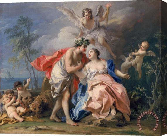 Jacopo Amigoni Bacchus and Ariadne Stretched Canvas Painting / Canvas Art