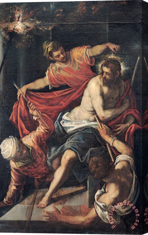 Jacopo Robusti Tintoretto The Flagellation Stretched Canvas Print / Canvas Art