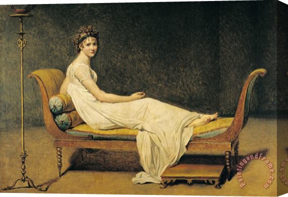 Jacques Louis David Madame Recamier Stretched Canvas Print / Canvas Art Jacques Louis David Madame Recamier Stretched Canvas Print / Canvas Art