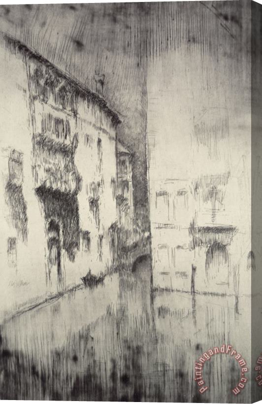 James Abbott McNeill Whistler Nocturne Palaces Stretched Canvas Painting / Canvas Art